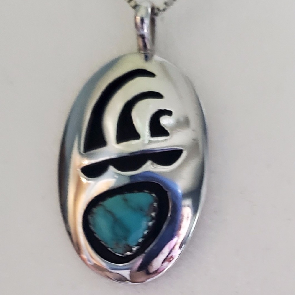 PENDANT / SILVER & TURQUOISE